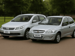 Melhores carros usados até 30 mil em 2025: Gol e Celta