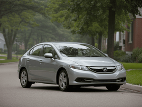 Honda Civic 2014 prata segurado pela Neo Seguradora